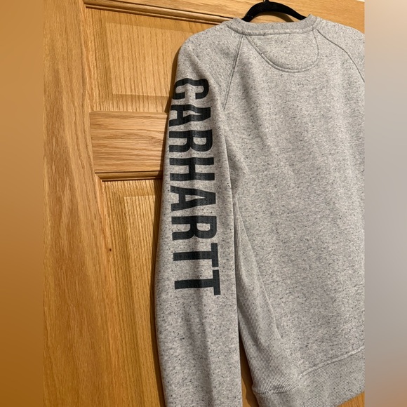 BRAND NEW Women’s Medium Gray Carhartt Mid-weight Crewneck - Picture 4 of 5